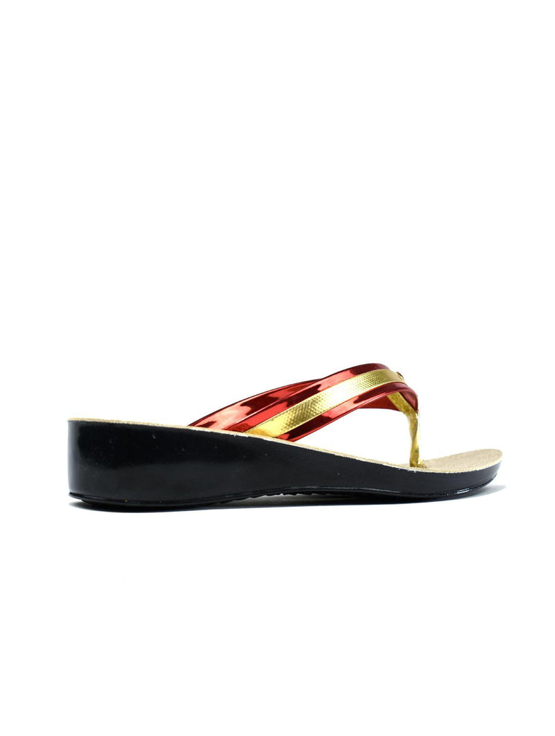 Red-Gold-Red Flip Flop