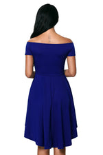 Blue All The Rage Skater Dress