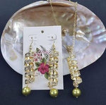 Beautiful Set of Jewelry with colorful Pearl to choose