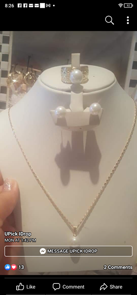 Tanya Sham shopping for jewelry