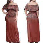 Metala Tuivaiti shopping for the two attached dresses image