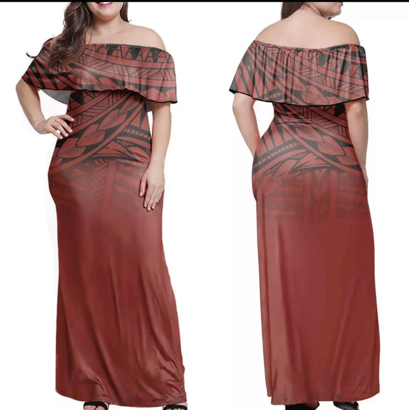 Metala Tuivaiti shopping for the two attached dresses image