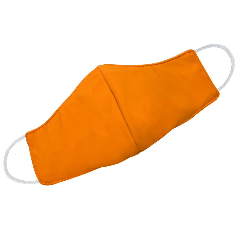 Youth Solid Orange Face Mask