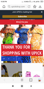 Yaunde Kanaiyo shopping with Upick Idrop