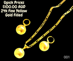 Beautiful Jewelry - Solid Yellow Gold Filled 18k & 24k