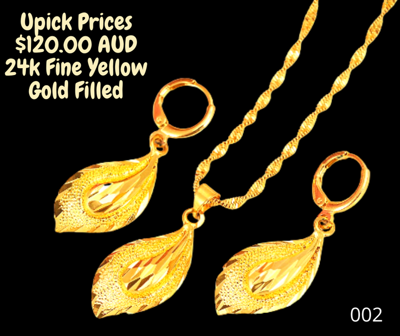 Beautiful Jewelry - Solid Yellow Gold Filled 18k & 24k