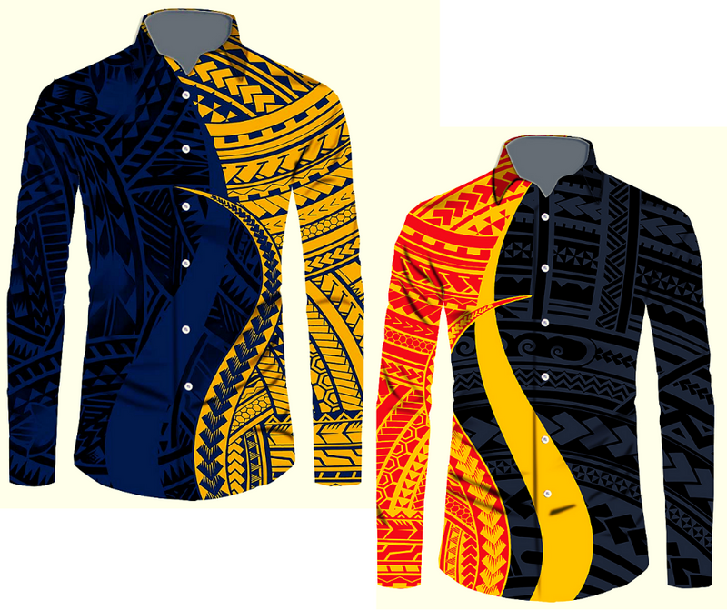 Uique design for Men's Aloha shirt