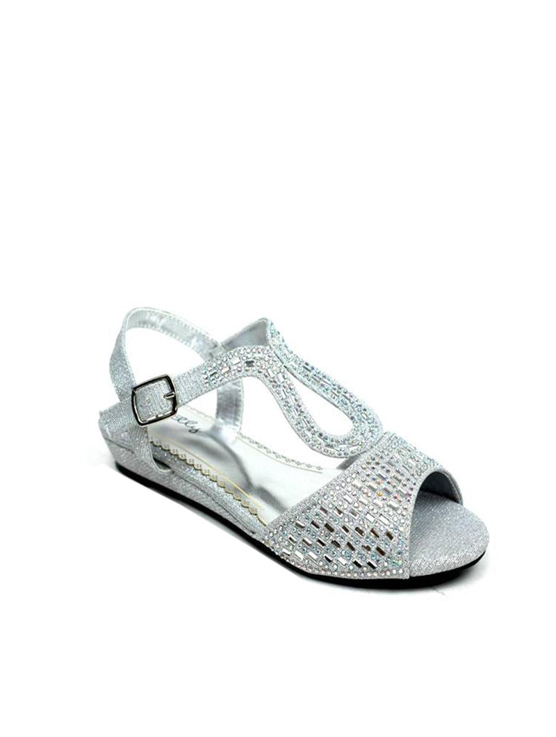 Low Wedge Glamour Silver