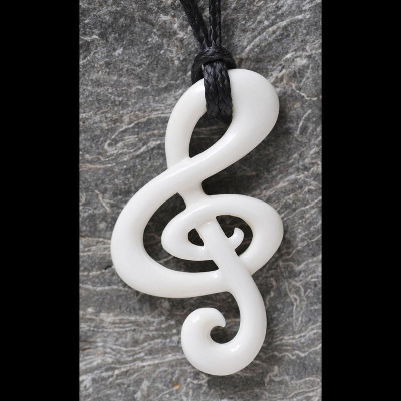 Bone Treble Clef