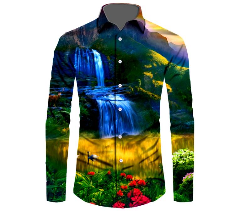 Uique design for Men's Aloha shirt