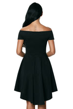 Black All The Rage Skater Dress