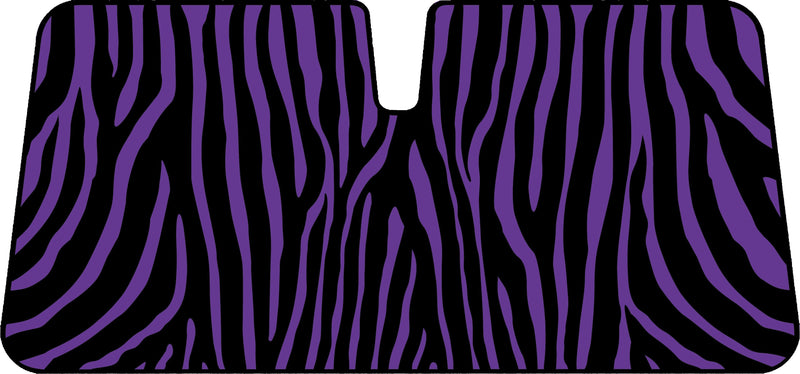 Premium Sun Shade [147 x 68.5cm] - ZEBRA PURPLE