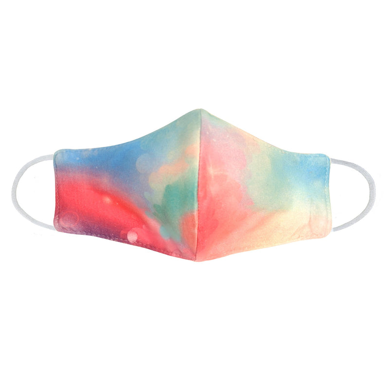 Youth Rainbow Tie Dye Face Mask