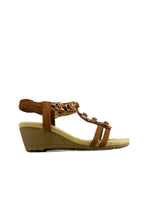 Summer Slingback Wedge Camel