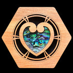 Heart with Paua Shell Gift Box