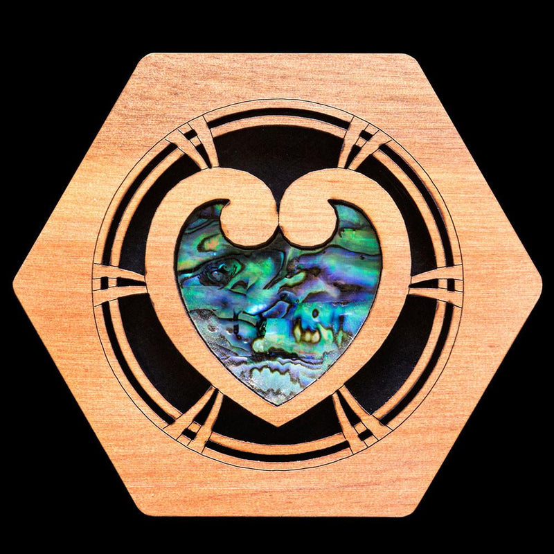 Heart with Paua Shell Gift Box