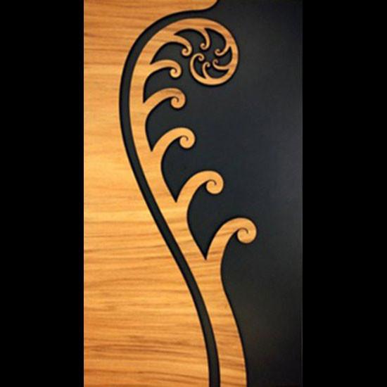 Wooden Koru Hanging Wall Panel