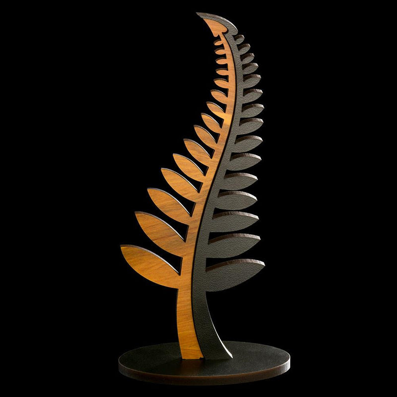 Wooden Fern Leaf Sculpture