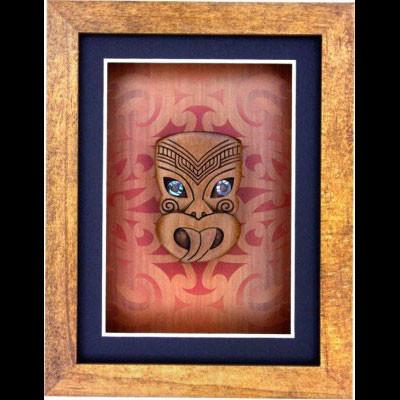 Small Framed Wheku Carving