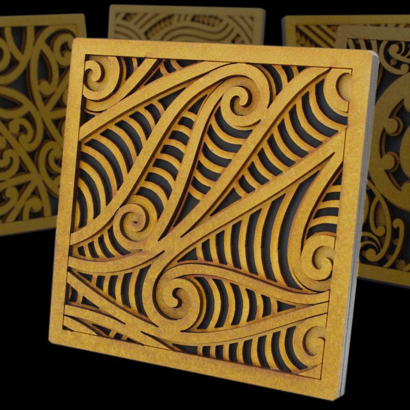 Kowhaiwhai Tile Art by Mike Carlton