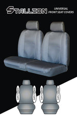 STALLION Universal 30/35 Front Seat Cover - BLACK