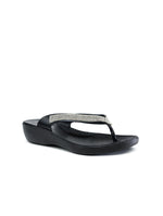 Sturdy Star Flip Flop Black