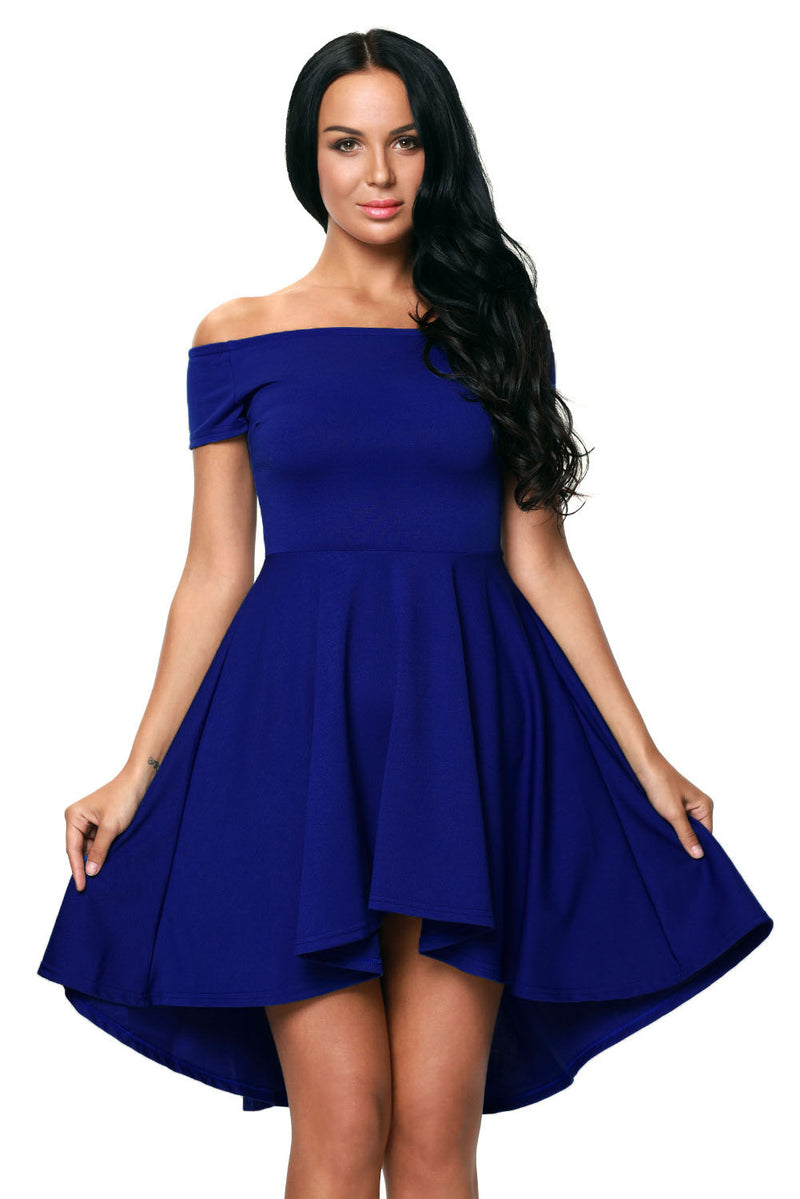 Blue All The Rage Skater Dress