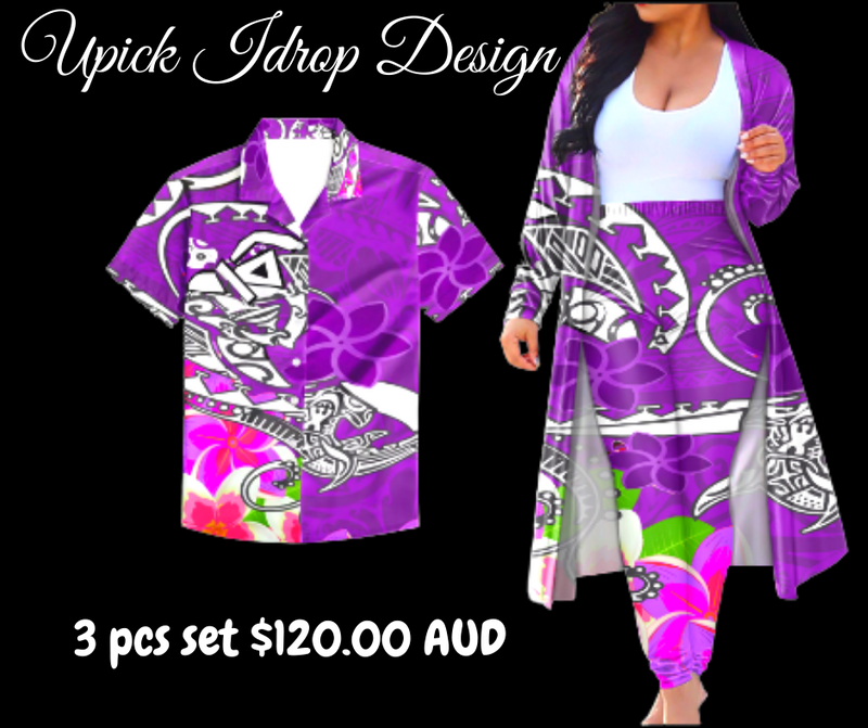 Upick Idrop Beautiful Design 3 pcs sets for couple