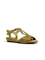 Low Wedge Glamour Gold