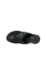 Shooting Gold Star Flip Flop Black