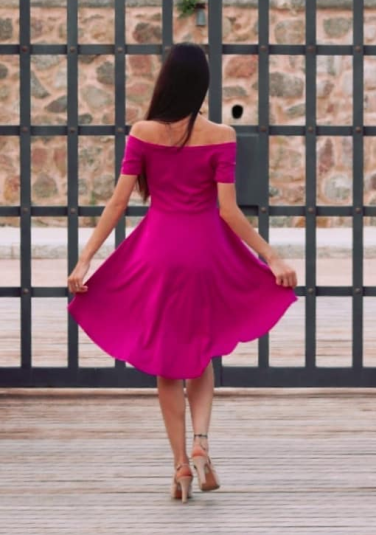 Rosy All The Rage Skater Dress