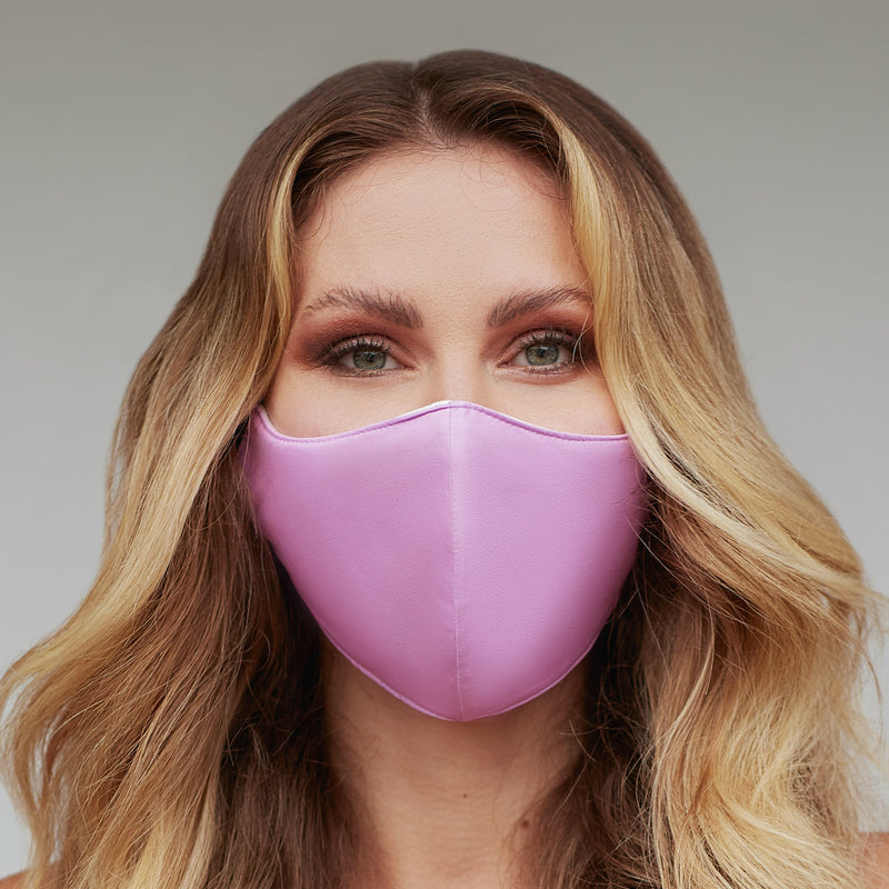 Solid Mauve Face Mask