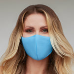 Solid Ocean Blue Face Mask