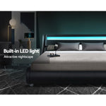 LED Bed Frame Queen Size Base Mattress - Pay 50% Deposit & we deliver