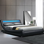 LED Bed Frame Queen Size Base Mattress - Pay 50% Deposit & we deliver