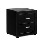 Artiss PVC Leather Bedside Table - Pay 50% Deposit and we deliver