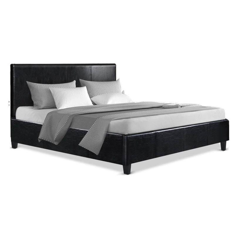 Artiss Queen Size PU Leather Bed Frame