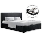 Artiss Double Size PU Leather  Bed Frame - Pay 50% deposit & we deliver