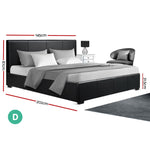 Artiss Double Size PU Leather  Bed Frame - Pay 50% deposit & we deliver