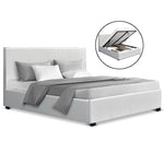 Double Size PU Leather Bed Frame Headborad - Pay 505 deposit and we deliver