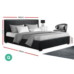 Queen Size PU Leather Bed Frame - Pay 50% deposit & we deliver