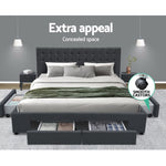 Artiss Double Size Fabric Bed Frame - Pay 50% deposit & we deliver