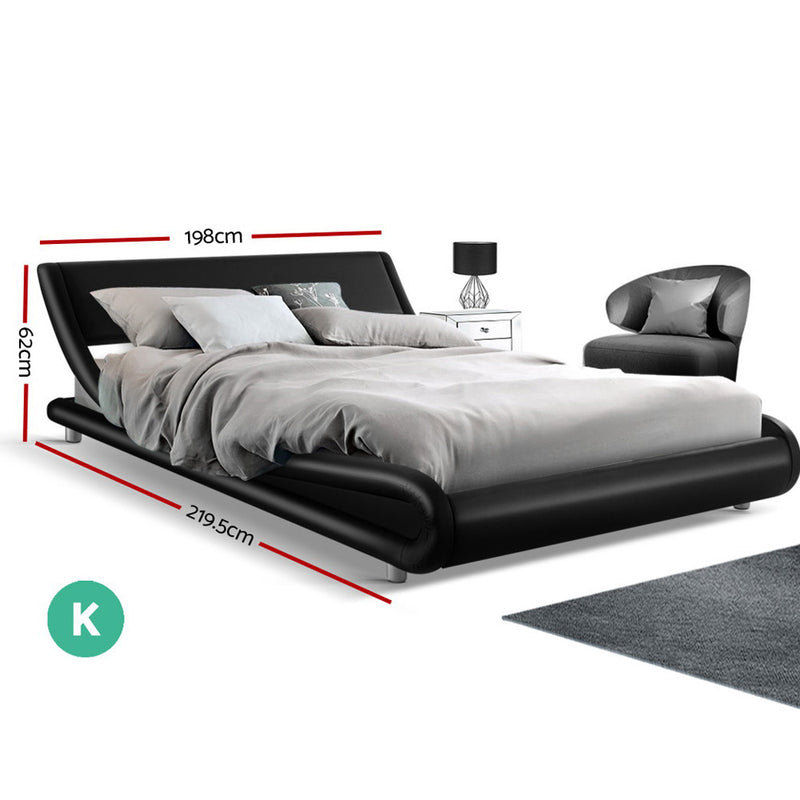 King Size PU Leather Bed Frame - Pay 50% deposit and we deliver