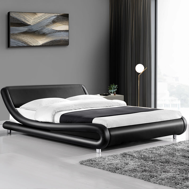 King Size PU Leather Bed Frame - Pay 50% deposit and we deliver