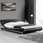 Queen Size PU Leather Bed Frame - Pay 50% Deposit and we deliver