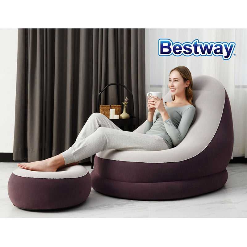 Inflatable Air Chair Seat Lazy Sofa - Pay 50% deposit & we deliver