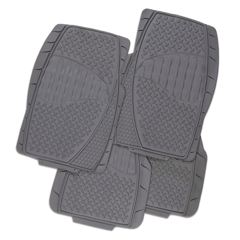 ELECTRIC 4-Piece Car Mat - GREY