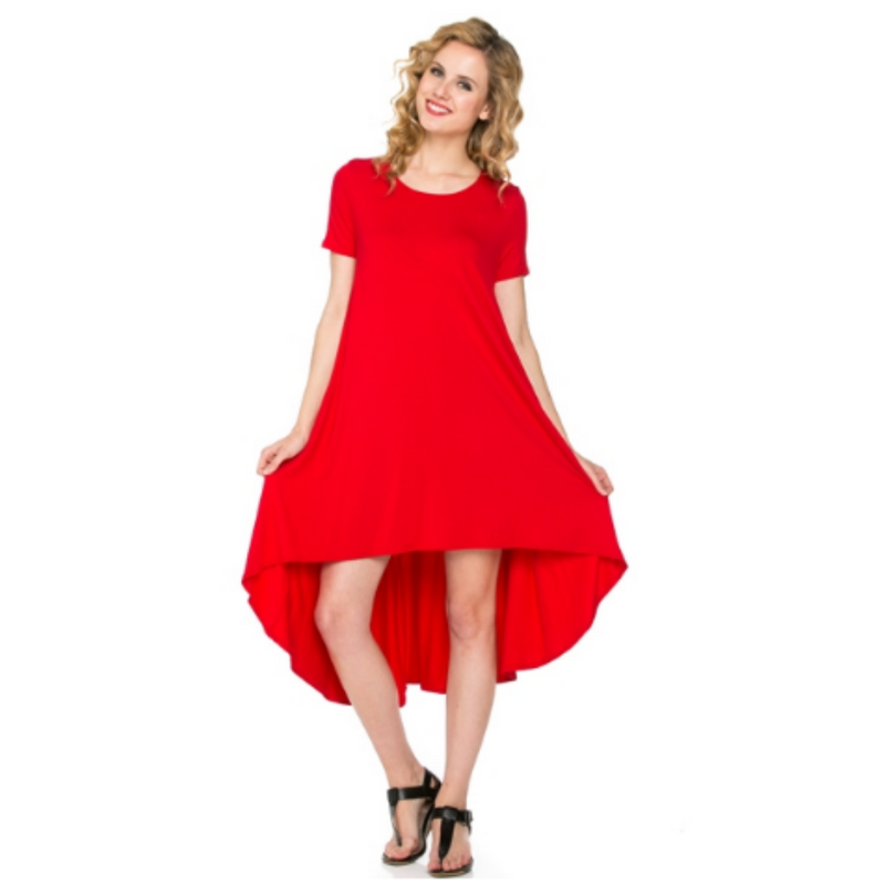 Comfy Dress -Red