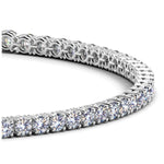 14K White Gold Round Diamond Tennis Bracelet (3 ct. tw.)