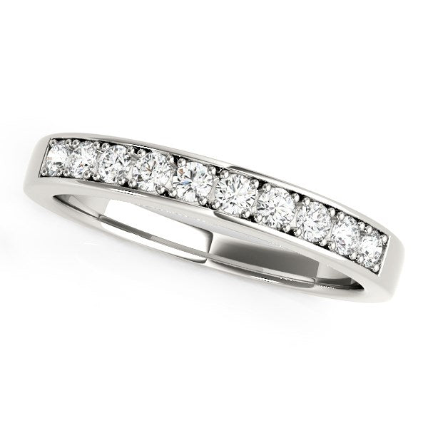 14K White Gold Classic Diamond Wedding Band (1/4 ct. tw.)